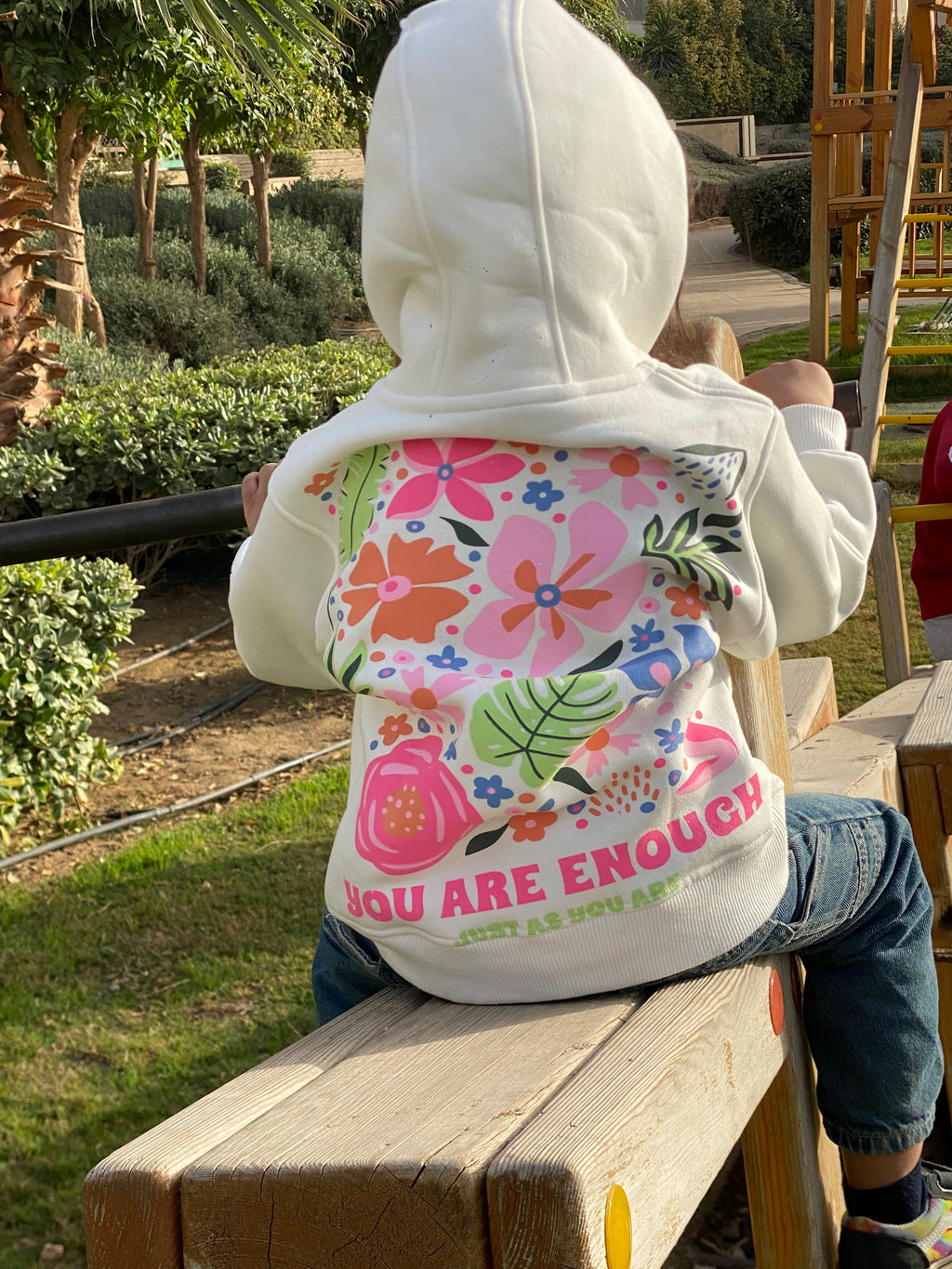 You Are Enough Kids Hoodie