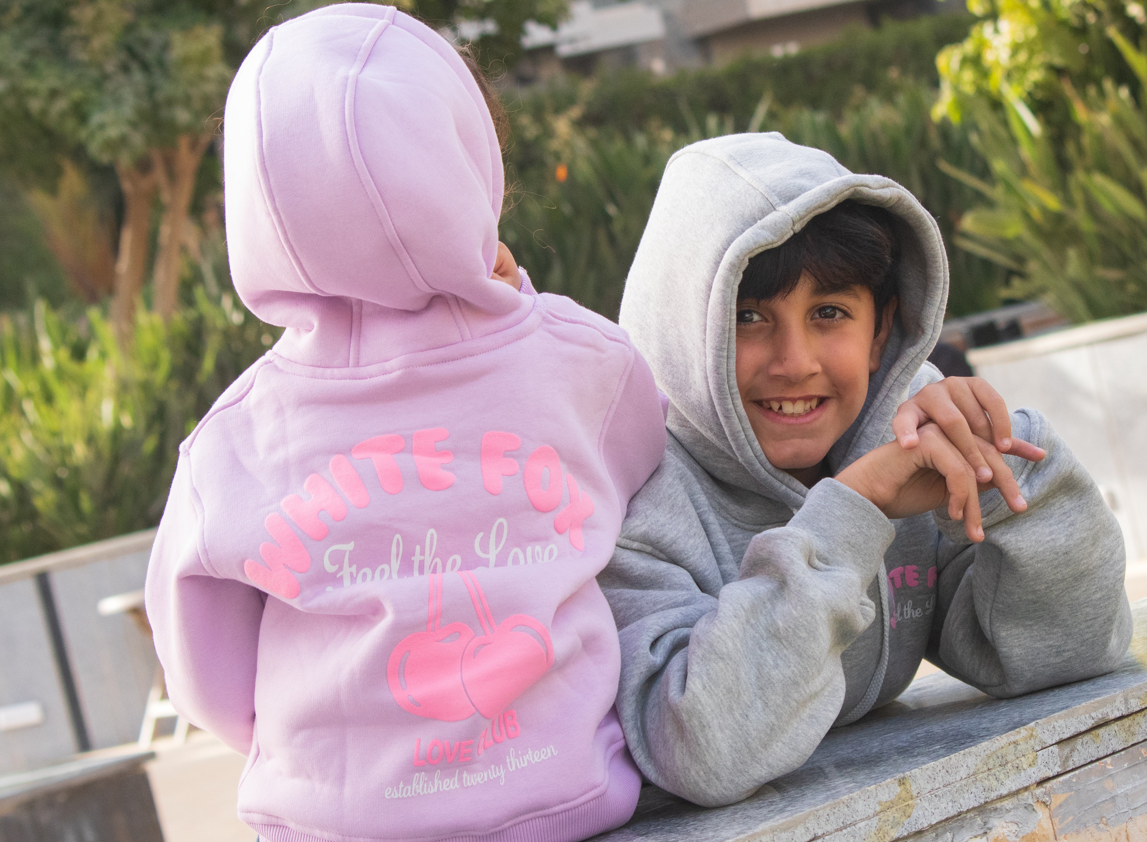 White Fox Kids Hoodie